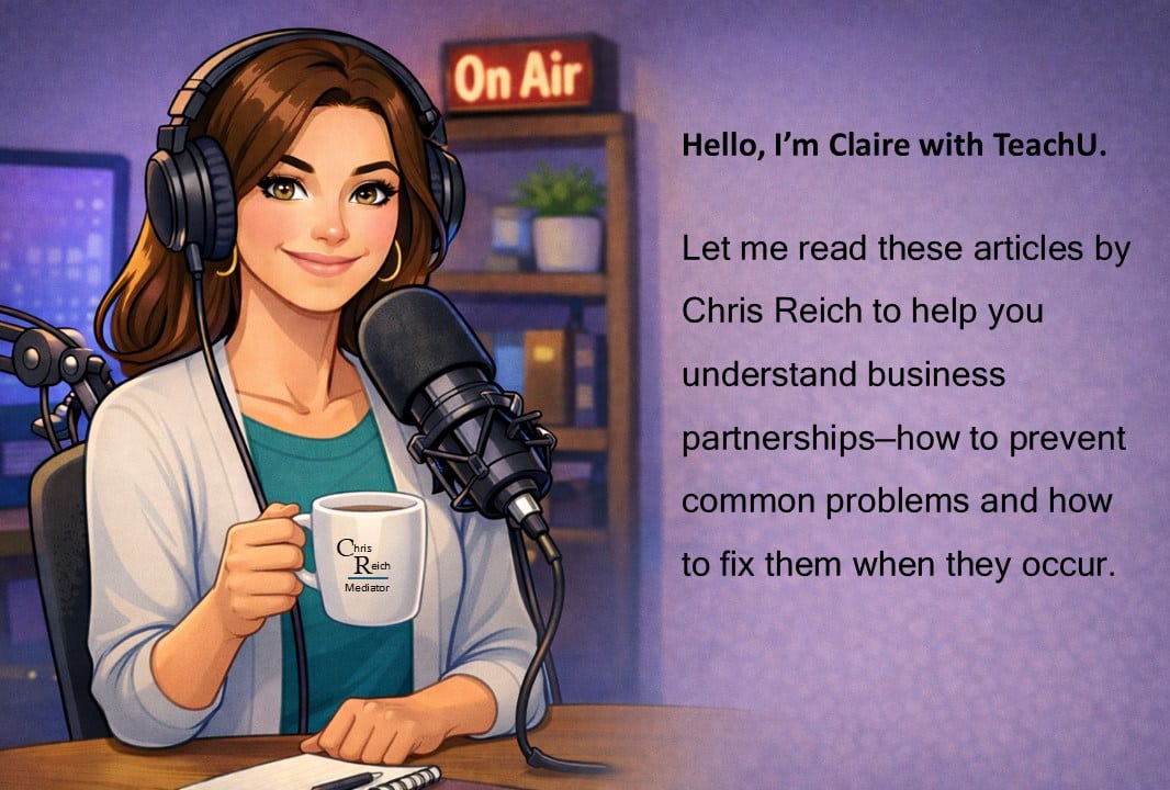Meet Claire, TeachU's article reader. Relax and let Claire read to you.
